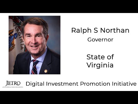 Digital Investment Promotion Initiative: Message from Governor Ralph Northam, State of Virginia