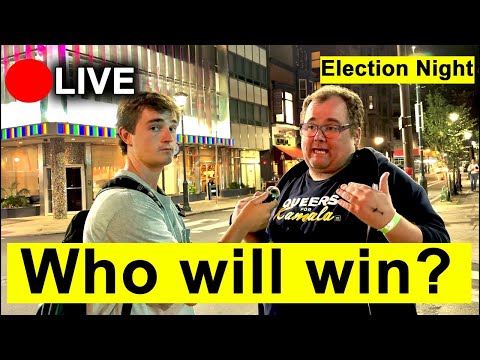 IRL Asking People Who Will Win the Election | Election Night NYC