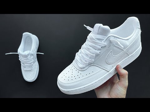 HOW TO LACE NIKE COURT VISION LOW LOOSELY (COOL WAY)