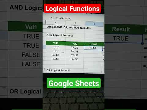 Google sheets #logicalfunction #shorts #sheets #google #tips #tricks #true #false #excel