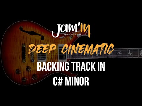 Deep Cinematic Guitar Backing Track in C# Minor