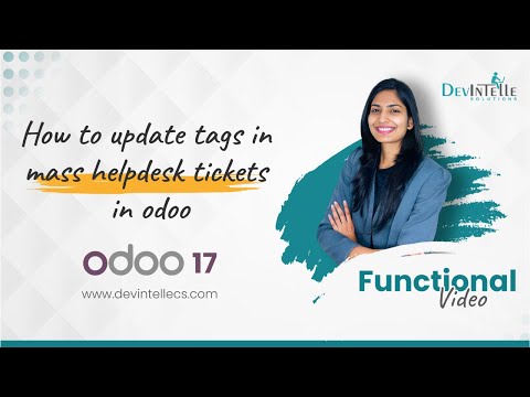 How to update tags in multiple helpdesk tickets in Odoo | Odoo 17