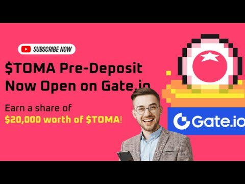 HOW TO WITHDRAW YOUR TOMA TO GATE.IO Pre-deposit