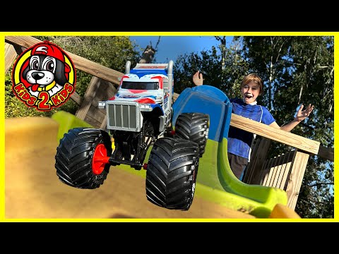 Monster Jam & Hot Wheels Monster Trucks LONGEST DOWNHILL RACE INSIDE & OUTSIDE THE HOUSE COMPILATION