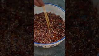 Green organic food, hand-grinding konjac,