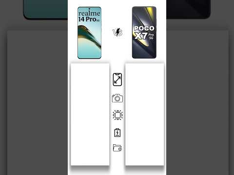 realme 14 pro 5g vs poco x7 pro 5g specification comparison #pocophone #realme #realme14pro