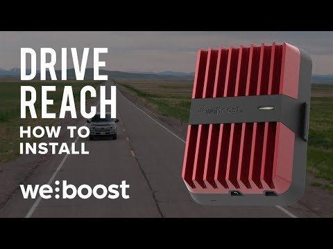 Drive Reach – Installation in 5 Easy Steps | weBoost