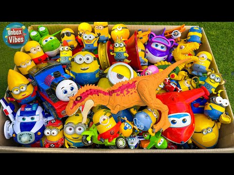 Satisfying Unboxing MINIONS Toys & SUPER WING Toys: Full Delivery Box Surprise ASMR