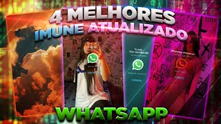 🔥 4 MELHORES WHATSAPP IMUNES PRIMÁRIO - 100% ANTITRAVA, IMUNE A TODAS AS TRAVA ATUAIS ( DOWNLOAD )