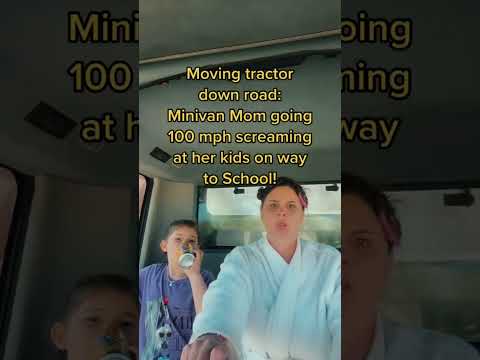 Mini van moms! #mom #minivan #farm #farmlife #tractors