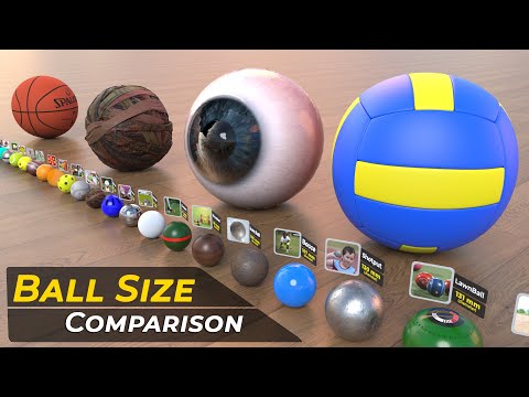 Ball Size Comparison | Ball Video | Size Comparison data flag