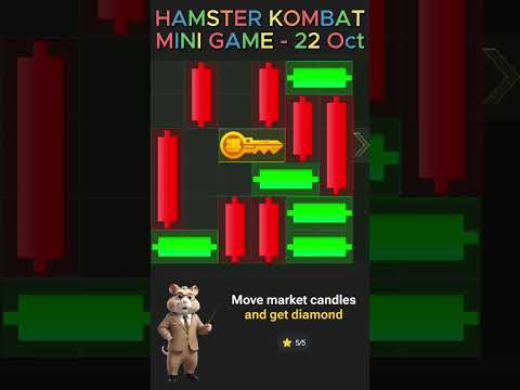 Hamster Kombat New Season Mini Game Solution 22 October 2024  #hamsterkombat #puzzle