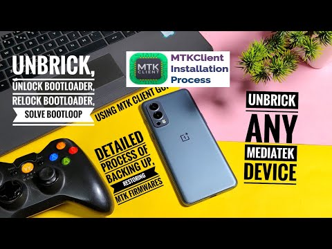 unbrick or unlock bootloader of any mediatek devices