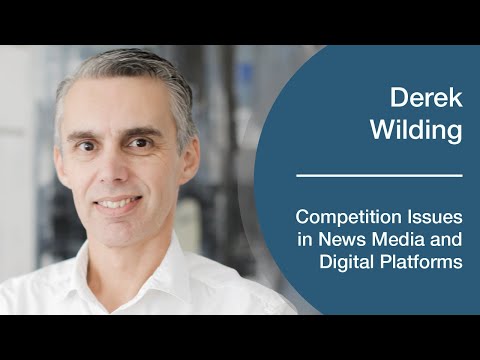 Derek Wilding on digital platforms, news media and the role of competition law