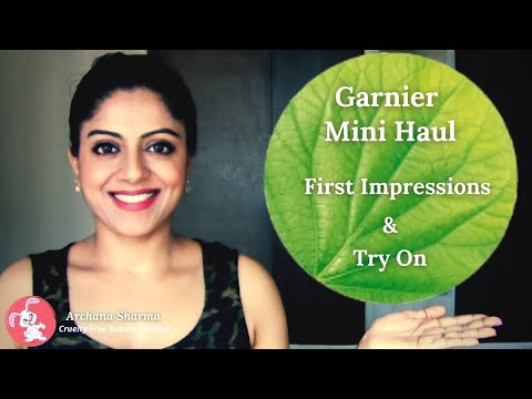 Garnier Haul | First Impressions | Try On