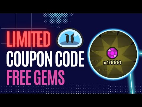 LIMITED COUPON CODE - 10,000 FREE GEMS - Legend of Slime: Idle RPG War