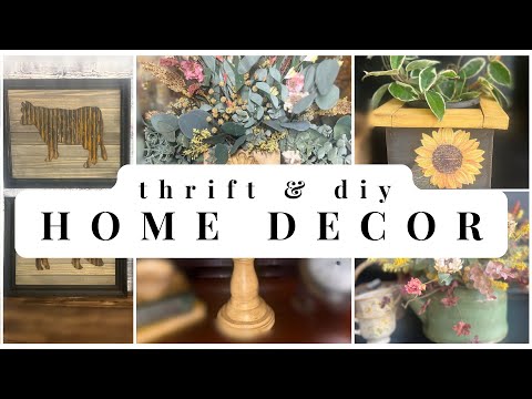 Thrift Store Makeovers / Home Decor on a budget / Thrift Flips for resell