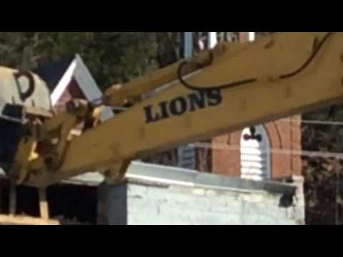 Fenelon Theatre coming down.