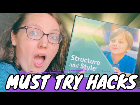 Homeschool Hacks For IEW Structure & Style Writing Curriculum