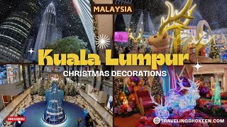 Malaysia’s Best Christmas Decorations 2024 | KualaLumpur🎄✨ KLCC, Avenue K, Pavilion, LaLaport Mall..