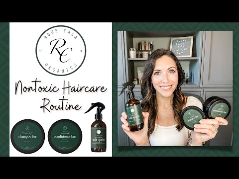 Rowe Casa Organics Shampoo & Conditioner Bars & Hair Spritz | My new FAVORITE haircare routine