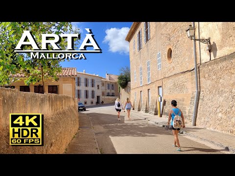 Artà Mallorca Església parroquial de la Transfiguració del Senyor 4K  💖 Balearic Islands 👀 Spain 🇪🇸