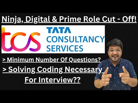 TCS NINJA,DIGITAL & PRIME ROLE Cut - Off | TCS Biggest NQT Free Hiring 2024 🔥🔥