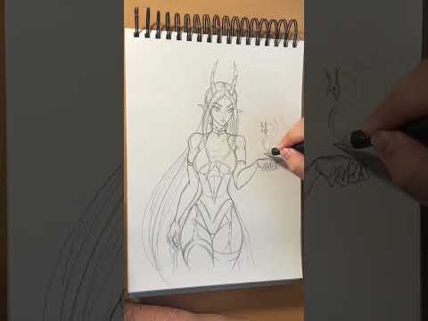 Speed Drawing; Dragon Sorcerer