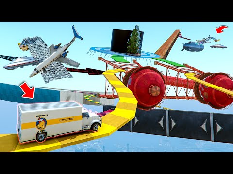 60.6060% Players Hit 'Insta Respawn' Mode on Every Jump in this GTA 5 Parkour Race !