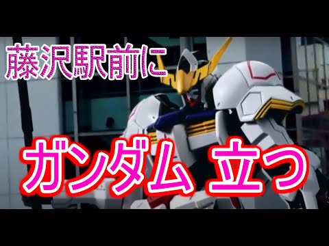 藤沢にガンダムを立たせてみた