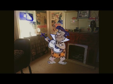 Fred Flintstone Performing Prozac & a 12 Pack in my Man Cave