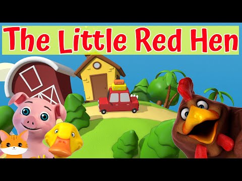 The Little Red Hen | Animated Fairytales & Nursery Rhymes for Kids | Bedtime Stories