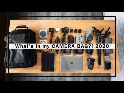 撮影前の動画クリエイターのカバンの中身公開！！【What's in my CAMERA BAG?! 2020】