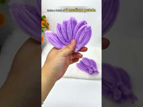 DIY pipe cleaner rose flower gift#diy #flowers #gift #craft #handmadegifts #rose #diyashion #ribbon