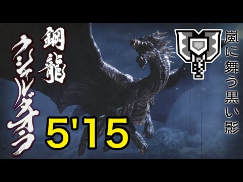 【MHRise】嵐に舞う黒い影 クシャルダオラ チャージアックス ソロ 5'15"79 / Kushala Daora Charge Blade Solo