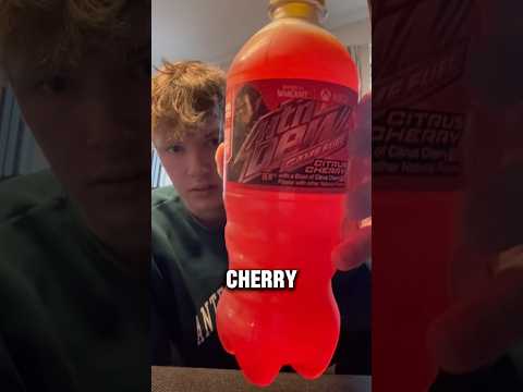 Trying the Newest Mountain Dew (Citrus Cherry)     #trending #funny #soda #mountaindew