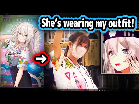 Botan Reacts To Female Viewer Wearing Her Outfit At Event and Other NePoLaBo Fans【Hololive】