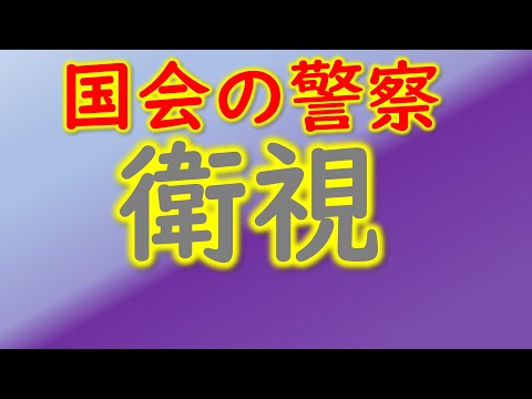 【国会の警察】国会を守る衛視について