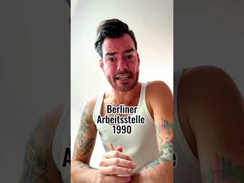 Berliner Arbeitsstelle 1990 vs 2023 #berlinerdialekt #berlin #worklifebalance #berlinerschnauze