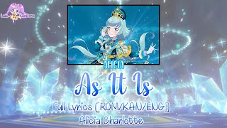 As It Is (あるがまま)｜Alicia Charlotte｜FULL+LYRICS[ROM/KAN/ENG]｜Aikatsu Friends!