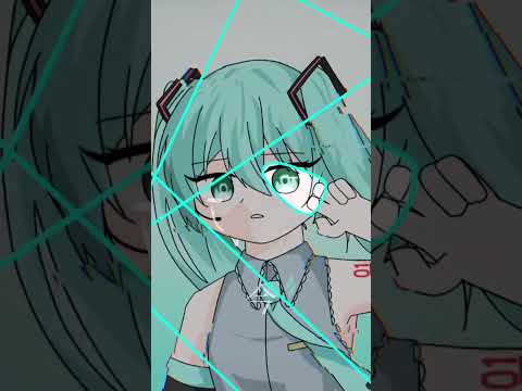 初音ミクの前と今#初音ミク #ボーカロイド #イラスト #前と今#ショート #伸びたい #おすすめにのりたい