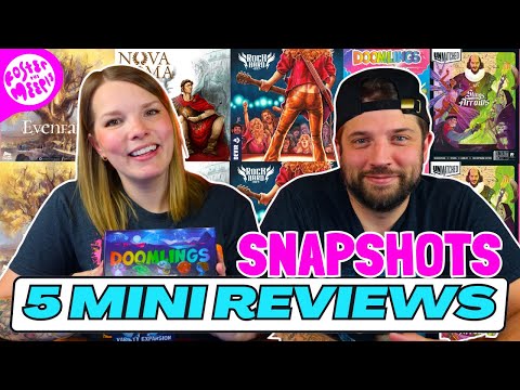 5 Mini Board Game Reviews | Board Game Snapshots