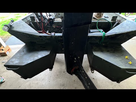 Backwater Float pods installed part 2 #floatpods #jonboat #duckboat #boat #pods