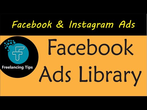 Special Facebook Ads see All Facebook or Instagram ads From facebook ads library by freelancing tips