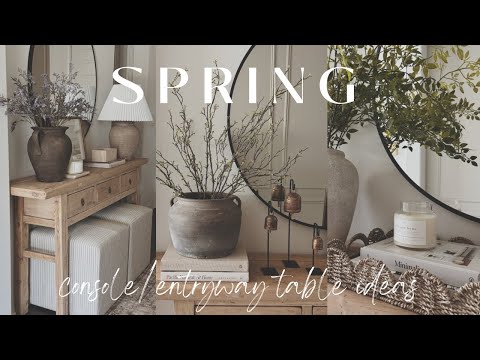 Spring Console Table Ideas || Spring Decorate With Me 2024 || Entryway Styling Ideas || New Decor