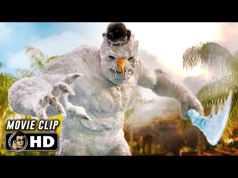 Snowman Fight Scene | RED ONE (2024) Movie CLIP HD