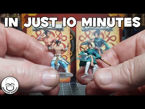 Speedpainting HeroQuest Miniatures   Monks