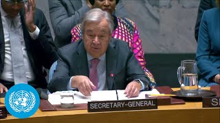 Peace is Never Automatic: UN Chief on Leadership for peace | Security Council | United Nations