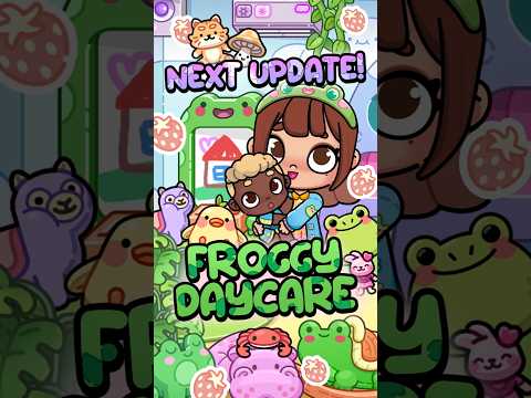 NEXT #avatarworld UPDATE! 📣 The FROGGY DAYCARE is opening its doors for your little ones! 🐸✨ #pazu