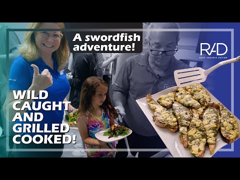 WE SAILED, WE CAUGHT , WE COOKED AND ATE IT! THE SWORDFISH ADVENTURE | REEF AQUARIA DESIGN